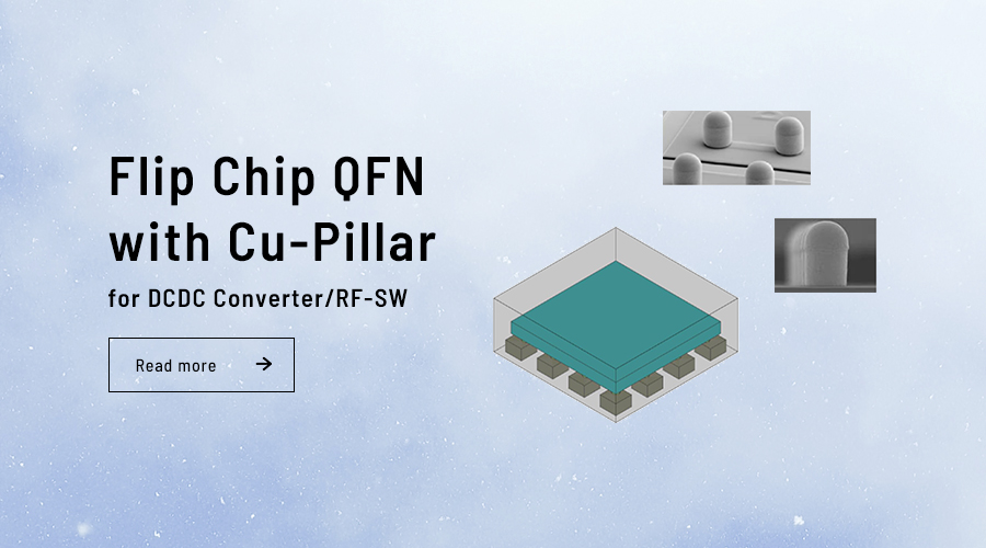 Flip Chip QFN with Cu-pillar